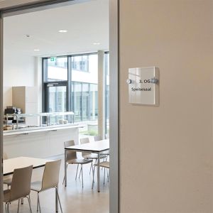 Produktbild für Türschild Böttcher-AG Premium, transparent
