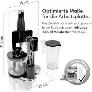 Produktbild für Stabmixer LEBENLANG LBP9786, Set