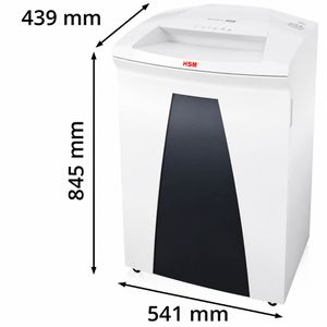 Produktbild für Aktenvernichter HSM Securio B34, 1844111, weiß, mit Rollen