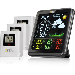 Wetterstation Bresser 9070710, GEOGRAPHIC VA, Funk, digital