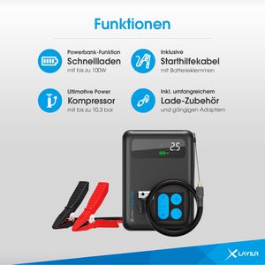 Produktbild für Starthilfe-Powerbank XLayer 220294, Offroad