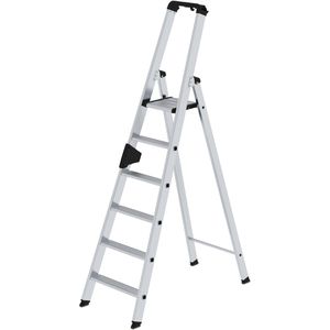 Produktbild für Stehleiter MUNK 40106, nivello-Leiterfüße, mit Plattform