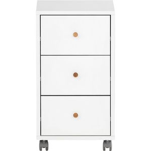 Produktbild für Rollcontainer Möbelpartner Serie 500, aus Holz, weiß
