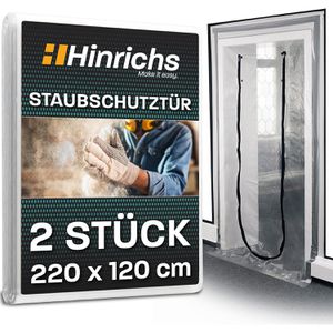 Staubschutztür Hinrichs aus Folie, 2 Stück