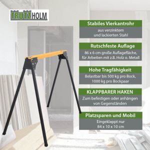 Produktbild für Arbeitsbock Trutzholm 28395, bis 1000kg