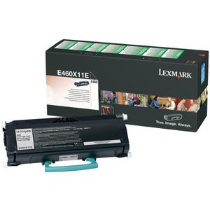 Toner Lexmark E460X11E Prebate, schwarz