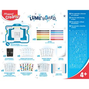 Produktbild für Malset Maped CREATIV Lumi Board, 907021