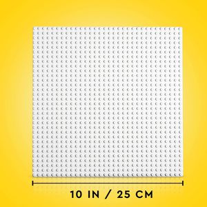 Produktbild für Grundplatte LEGO Classic 11026, weiß