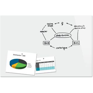 Glas-Magnettafel Sigel B1300 Be!Board, inkl. 2 Magnete