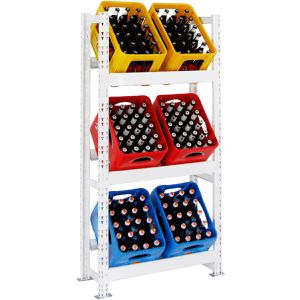 Getränkekistenregal PROREGAL Tegernsee, für 6 Kisten