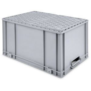 Produktbild für Eurobox Allit ProfiPlus EuroBox 632, grau, 62 Liter