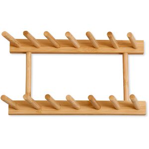 Produktbild für Topfdeckelhalter Kesper 58293, braun, aus Bambus