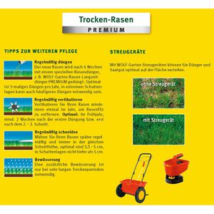 Produktbild für Rasensamen Wolf-Garten L-TP 100 Trocken-Rasen