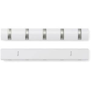 Produktbild für Garderobenleiste Umbra Flip 5, 318850-660, weiß