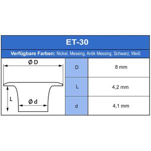 Produktbild für Ösen Eisenthaler EFC-WS30 für Ösenpresse ET-30