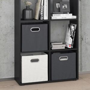 Produktbild für Bücherregal Vicco Scutum, schwarz
