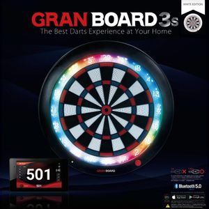 Produktbild für Dartscheibe GranBoard 3s White-Edition Smartboard elektronisch