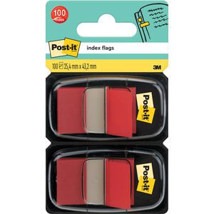 Produktbild für Haftmarker Post-it Index, 680-RD2, transparent