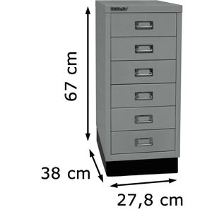 Produktbild für Schubladenschrank Bisley MultiDrawer, aus Metall