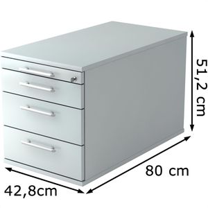 Produktbild für Rollcontainer Hammerbacher Solid TC30, Holz