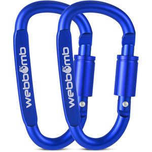 Karabinerhaken Webbomb 6696, Aluminium