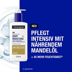 Produktbild für Bodylotion Neutrogena Deep Moisture Mandelöl