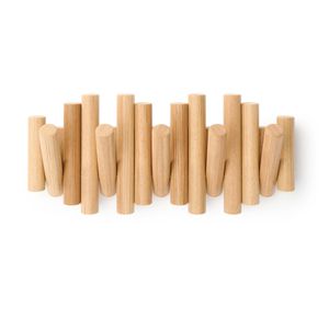 Produktbild für Garderobenleiste Umbra Picket Rail Hook, braun