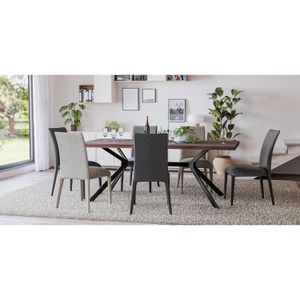 Produktbild für Tischbein CLP Cascada M 323439, schwarz aus Metall