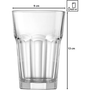 Produktbild für Trinkgläser Ritzenhoff&amp;Breker Riad, Longdrinkglas