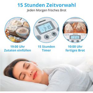 Produktbild für Brotbackautomat MEDION MD11011