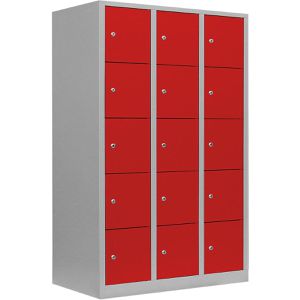 Schließfachschrank Lüllmann 523534, rot