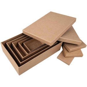 Produktbild für Geschenkbox Rayher 67384000 Pappmaché, braun