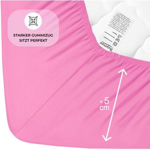 Produktbild für Spannbettlaken Buymax Jersey, 90 x 200 cm