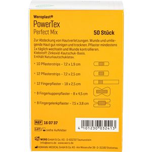 Produktbild für Pflaster Wero PowerTex Perfect Mix, 50 Strips