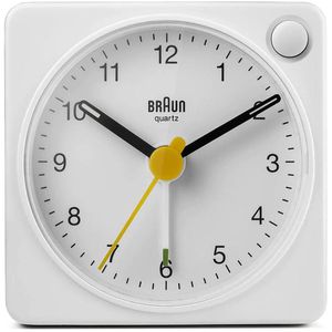 Produktbild für Wecker Braun BC02XW weiß, analog
