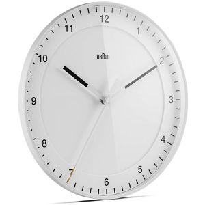 Produktbild für Wanduhr Braun BC17W, Kunststoff, analog, Funkuhr