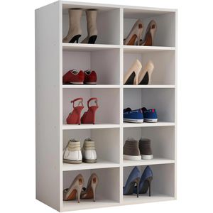 Produktbild für Schuhregal VCM Hinsol M, aus Holz