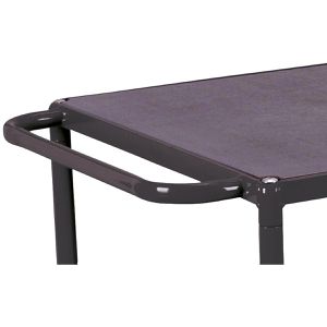 Produktbild für Tischwagen VARIOfit sw-700.530/AG, aus Metall &amp; Holz