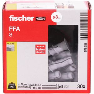 Produktbild für Dübel Fischer 578981 FFA 8, Porenbetondübel