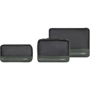Koffer-Organizer Samsonite TA Revolution, grün, Set, 3-teilig