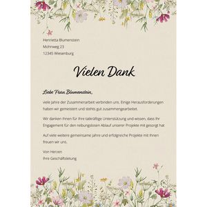 Produktbild für Briefpapier tatmotive Wildblumen Set, A4