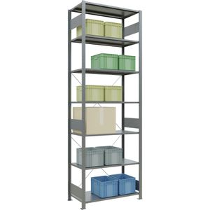 Schwerlastregal Schulte 12752, 7 Metallböden