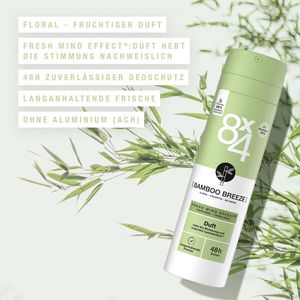 Produktbild für Deodorant 8x4 Bamboo Breeze, Spray