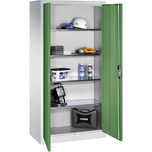 Produktbild für Werkzeugschrank CP-Möbel 8921-00, aus Metall, grau / grün