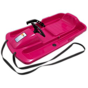 Schlitten KHW Lenkschlitten Snow Fox, pink, 95 cm