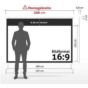 Produktbild für Beamer-Leinwand ESMART Professional MIROLO