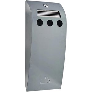 Produktbild für Aschenbecher Böttcher-AG Brisbane, grau, für Outdoor