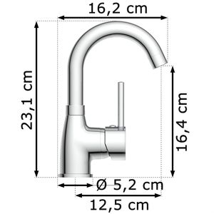 Produktbild für Waschtischarmatur EISL FUTURA, verchromt