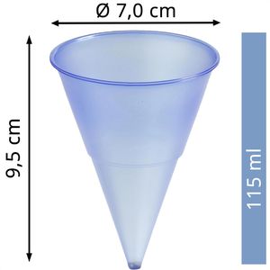 Produktbild für Trinkbecher Papstar 19618 Spitzbecher