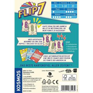 Produktbild für Kartenspiel Kosmos 68543, Flip 7